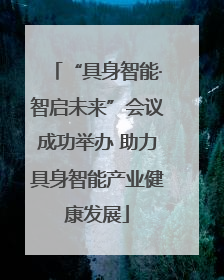 “具身智能·智启未来”会议成功举办 助力具身智能产业健康发展