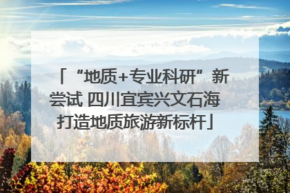 “地质+专业科研”新尝试 四川宜宾兴文石海打造地质旅游新标杆