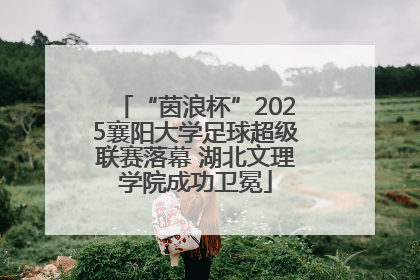 “茵浪杯”2025襄阳大学足球超级联赛落幕 湖北文理学院成功卫冕