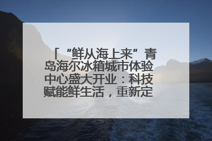 “鲜从海上来”青岛海尔冰箱城市体验中心盛大开业：科技赋能鲜生活，重新定义全球饮食未来