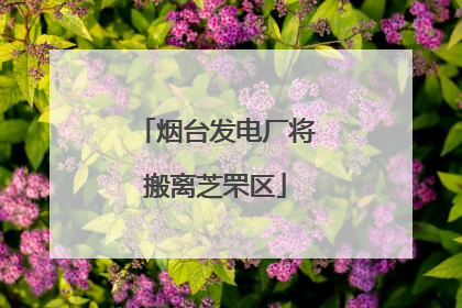 烟台发电厂将搬离芝罘区