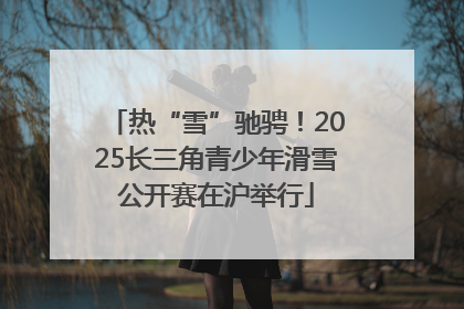 热“雪”驰骋！2025长三角青少年滑雪公开赛在沪举行
