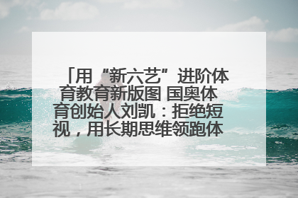 用“新六艺”进阶体育教育新版图 国奥体育创始人刘凯：拒绝短视，用长期思维领跑体育产业细分赛道
