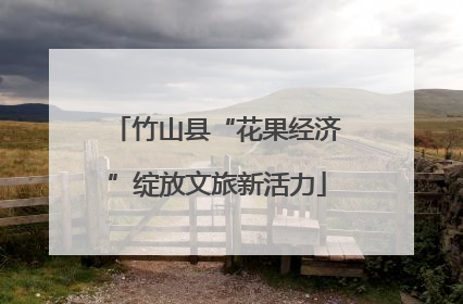 竹山县“花果经济”绽放文旅新活力