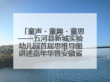 童声・童趣・童思——五河县新城实验幼儿园首届思维导图讲述嘉年华暨安徽省学前教育教研基地园项目阶段性成果展示活动