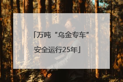 万吨“乌金专车”安全运行25年