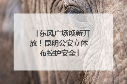 东风广场焕新开放！昆明公安立体布控护安全