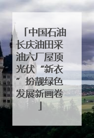 中国石油长庆油田采油六厂屋顶光伏“新衣”扮靓绿色发展新画卷