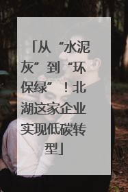 从“水泥灰”到“环保绿”！北湖这家企业实现低碳转型