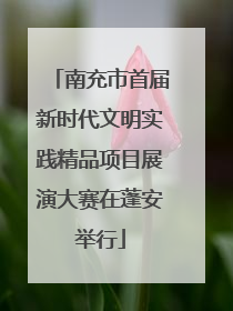 南充市首届新时代文明实践精品项目展演大赛在蓬安举行