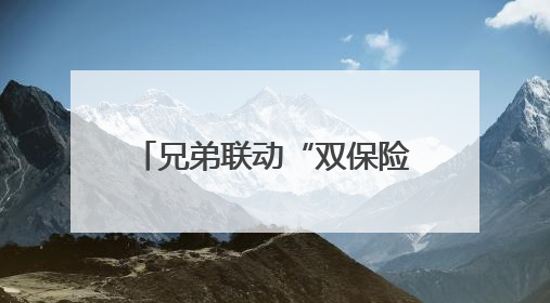 兄弟联动“双保险”守护天路安全