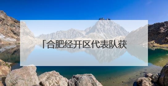 合肥经开区代表队获市全民健身运动会五子棋比赛团体第一名
