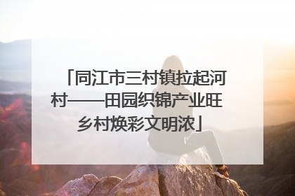 同江市三村镇拉起河村——田园织锦产业旺 乡村焕彩文明浓