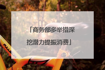 商务部多举措深挖潜力提振消费