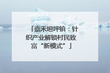 嘉禾坦坪镇：针织产业解锁村民致富“新模式”