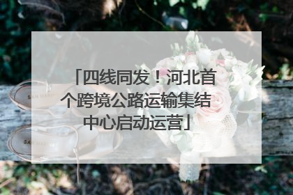 四线同发！河北首个跨境公路运输集结中心启动运营