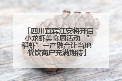 四川宜宾江安将开启小龙虾美食周活动 “稻虾”三产融合让当地餐饮商户充满期待