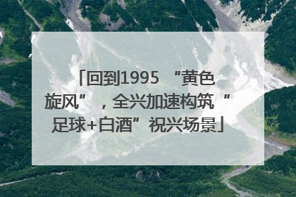 回到1995 “黄色旋风”，全兴加速构筑“足球+白酒”祝兴场景