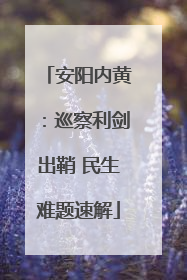安阳内黄：巡察利剑出鞘 民生难题速解
