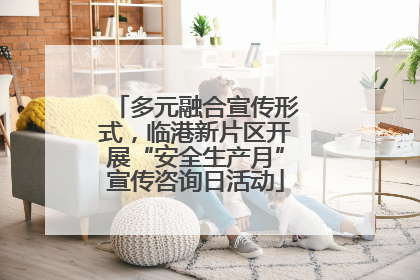 多元融合宣传形式，临港新片区开展“安全生产月”宣传咨询日活动