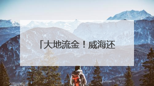 大地流金！威海还有片金色海洋！