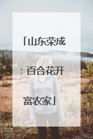 山东荣成：百合花开富农家