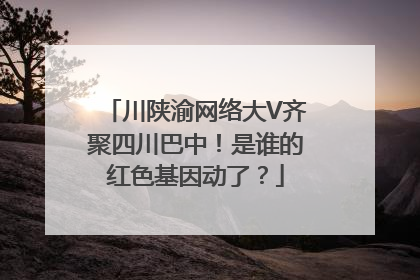 川陕渝网络大V齐聚四川巴中！是谁的红色基因动了？