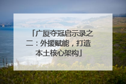广厦夺冠启示录之二：外援赋能，打造本土核心架构