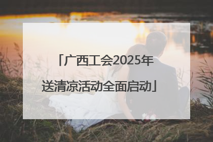 广西工会2025年送清凉活动全面启动