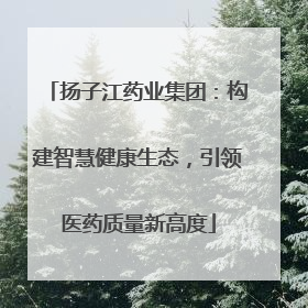 扬子江药业集团：构建智慧健康生态，引领医药质量新高度