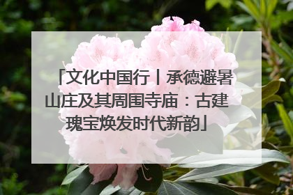 文化中国行丨承德避暑山庄及其周围寺庙：古建瑰宝焕发时代新韵
