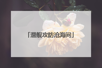 潜舰攻防沧海间
