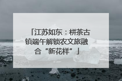 江苏如东：栟茶古镇端午解锁农文旅融合“新花样”