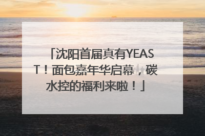 沈阳首届真有YEAST！面包嘉年华启幕，碳水控的福利来啦！