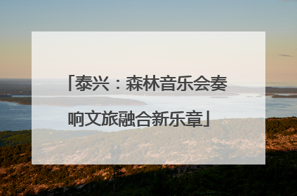 泰兴：森林音乐会奏响文旅融合新乐章