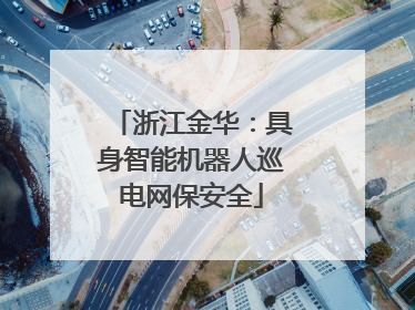 浙江金华：具身智能机器人巡电网保安全