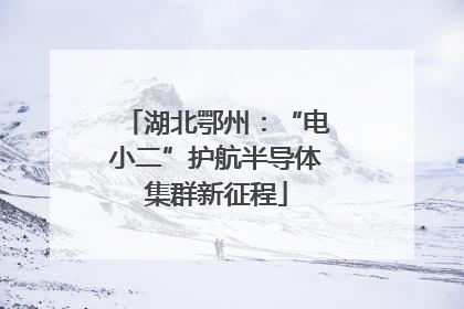 湖北鄂州：“电小二”护航半导体集群新征程