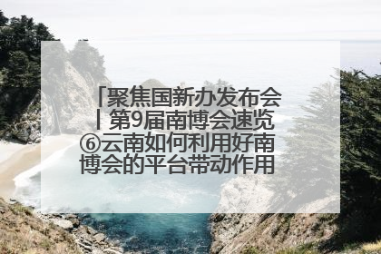 聚焦国新办发布会丨第9届南博会速览⑥云南如何利用好南博会的平台带动作用，深化与南亚国家的交流与合作？