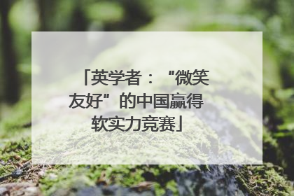 英学者：“微笑友好”的中国赢得软实力竞赛