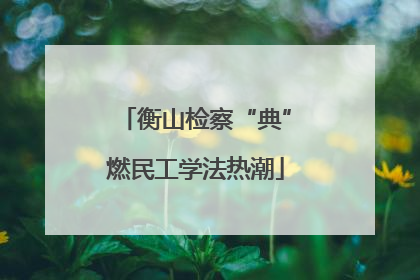 衡山检察“典”燃民工学法热潮