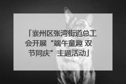 襄州区张湾街道总工会开展“端午童趣 双节同庆”主题活动