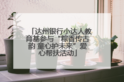 达州银行小达人教育基参与“粽香传古韵 童心护未来”爱心帮扶活动