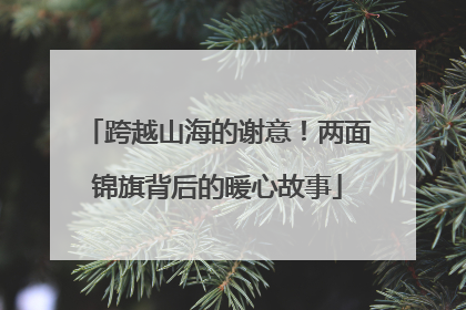 跨越山海的谢意！两面锦旗背后的暖心故事