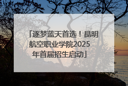 逐梦蓝天首选！昆明航空职业学院2025年首届招生启动