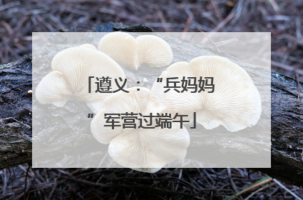 遵义：“兵妈妈”军营过端午