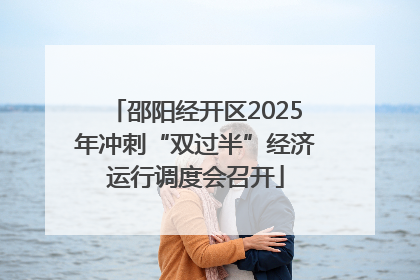 邵阳经开区2025年冲刺“双过半”经济运行调度会召开