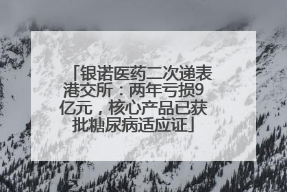 银诺医药二次递表港交所：两年亏损9亿元，核心产品已获批糖尿病适应证