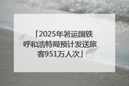 2025年暑运国铁呼和浩特局预计发送旅客951万人次