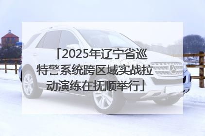 2025年辽宁省巡特警系统跨区域实战拉动演练在抚顺举行