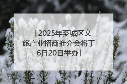 2025年芗城区文旅产业招商推介会将于6月20日举办